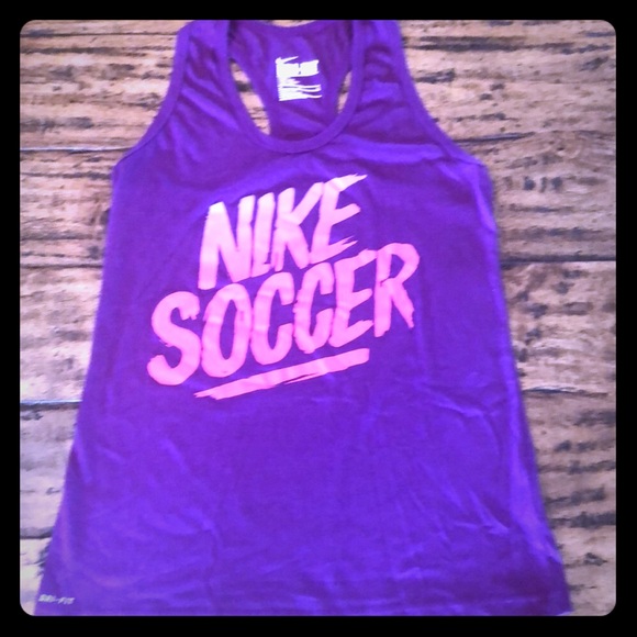 Nike Tops - Nike Dri-Fit Women’s M Soccer Purple Tank Top